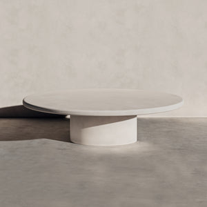 OS - Oval Dining Table with Plastered Leg